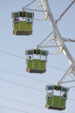 La noria, en el Real de la Feria. / G. VILLAMIL