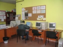 Interior de la Casa Joven de Cuéllar. / M. R.