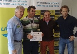 Emilio de Villota, Palmero, De Miguel y Andy Soucek./ EL NORTE