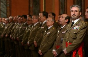 El general Díaz, jefe de la IV Subinspección del Ejército