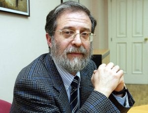 Marcos Sacristán, cuando dirigía el Instituto de Estudios Europeos. ::
EL NORTE