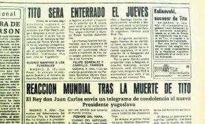 Y va Tito y se muere el domingo