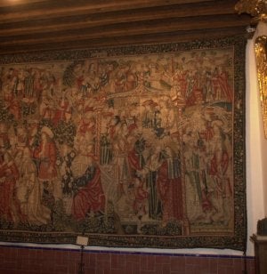 Uno de los tapices que alberga la Catedral de Zamora. ::                             LUIS CALLEJA