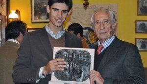 Víctor Barrio (izquierda) y Victoriano de la Serna. ::
EL NORTE