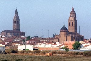 Panorámica de Alaejos, donde han encontrado vestigios del castillo. ::
FRAN JIMÉNEZ