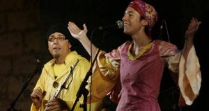 Carlos Soto y María Desbordes, en una actuación. ::
M. DE LA FUENTE