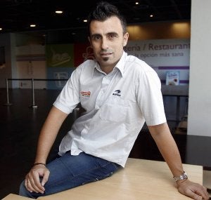 Álvaro González de Galdeano posa en el CDO. ::
A. QUINTERO