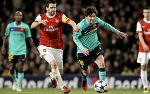 Cesc Fábregas 'juega' en Madrid