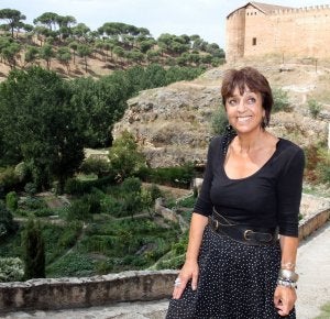 Claudia de Santos, concejala de Patrimonio Histórico y Turismo, en La Hontanilla segoviana. ::
ANTONIO TANARRO