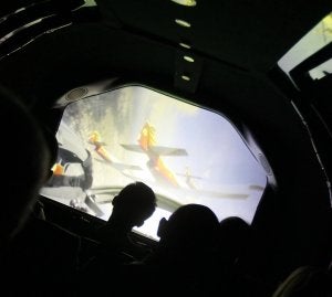 Pilotos durante ocho minutos