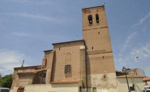 Iglesia de la Asunción de La Seca. Con 980 visitantes, ha sido el segundo templo más visitado de la zona Sur. ::                             F. JIMÉNEZ