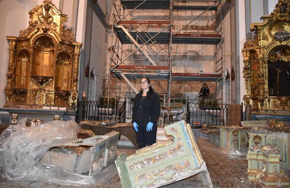 Trabajos de restauración