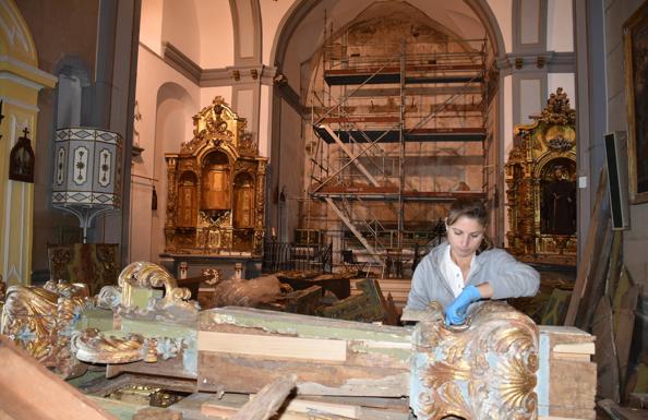 Trabajos de restauración