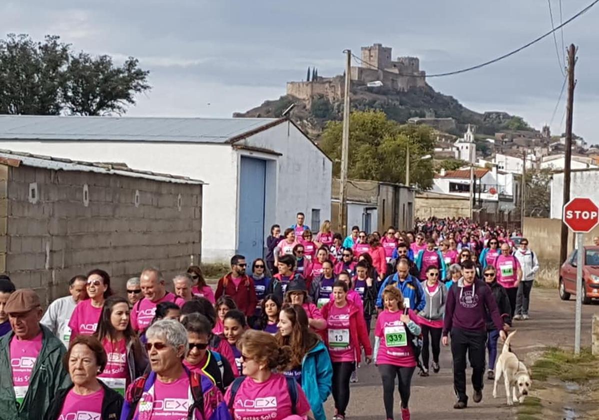 El domingo se celebra la 5ª Marcha Rosa de Alburquerque