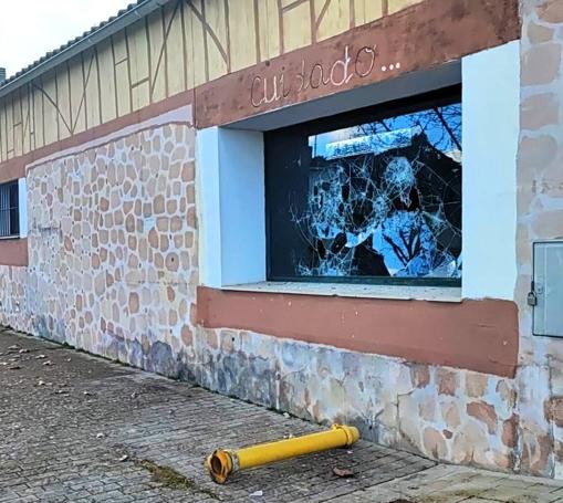 Destrozos en el Centro del Niño