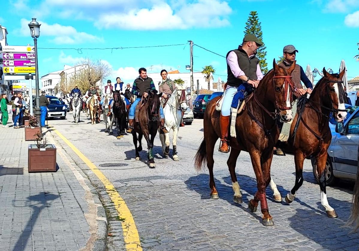El sábado se celebra la VII Ruta Ecuestre de Alburquerque