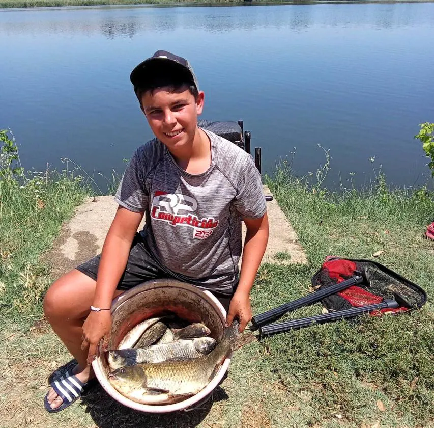 Alejandro en un día de pesca