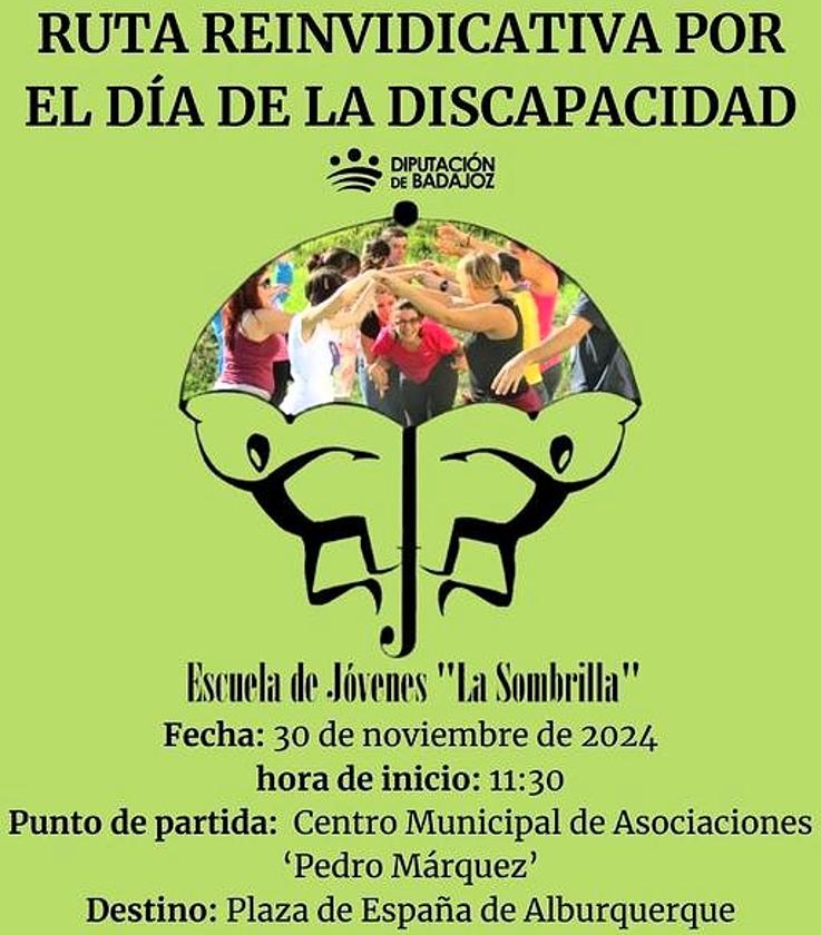La Sombrilla organiza una ruta por un Alburquerque sin barreras