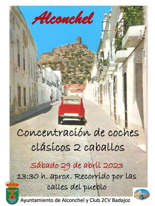 El III Encuentro 2CV 'Ciudad de Badajoz' pasará por Alconchel este fin de semana