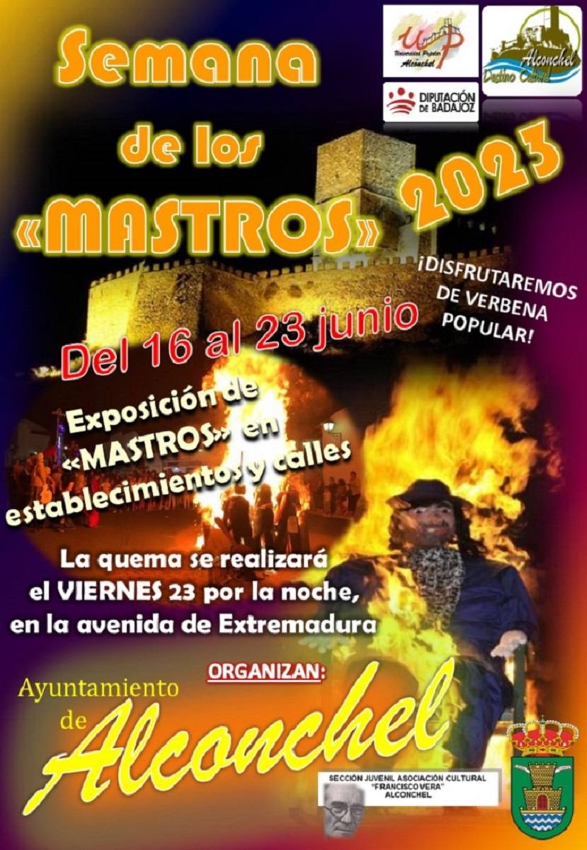 Esta noche, víspera de San Juan, se celebrará en Alconchel la tradicional fiesta de 'Los Mastros'