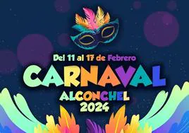 Cartel del Carnaval de Alconchel 2024.