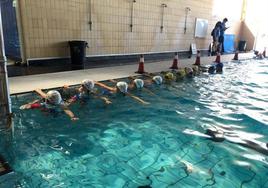 La parte acuática se disputará en la piscina de invierno.
