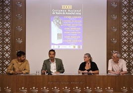 Un momento de la presentación en la sede de la Diputación