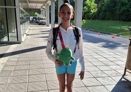 Paula Donoso tras una competición reciente