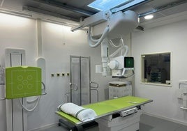 Imagen de la nueva sala reformada en el hospital almendralejense