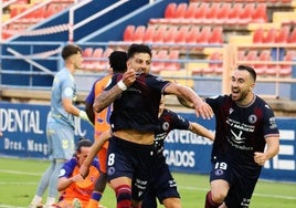 Alegria de Gio Zarfino tras anotar el gol del triunfo el domingo