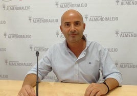 Saúl del Amo, concejal de Recursos Humanos en el Consistorio almendralejense
