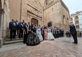 Actuación de la Coral de Almendralejo en la Ruta Literaria de este año