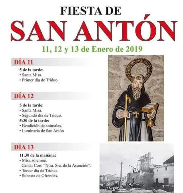 La fiesta de San Antón dará comienzo el próximo viernes 