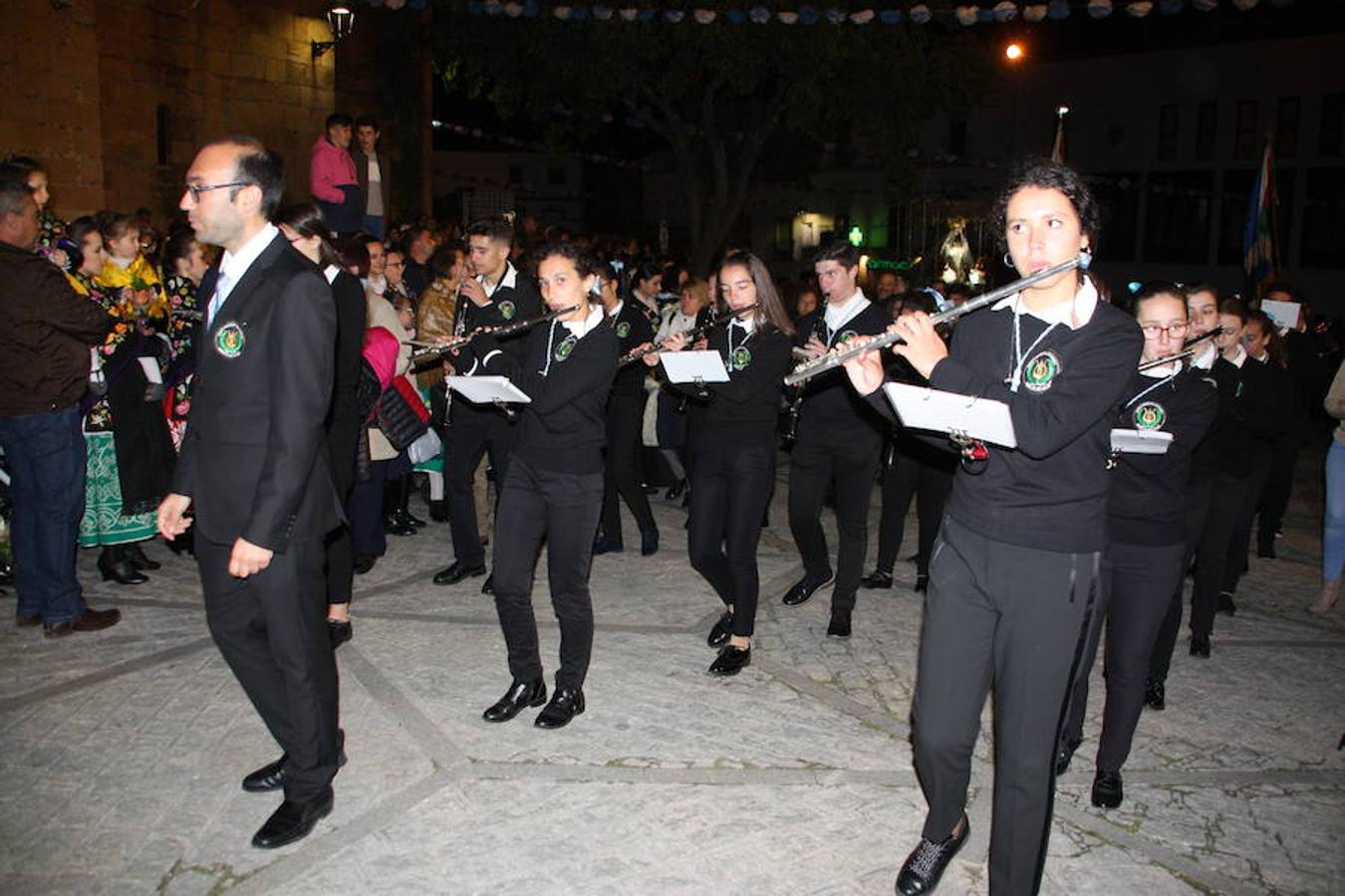 La banda de música acompañó durante todo el recorrido