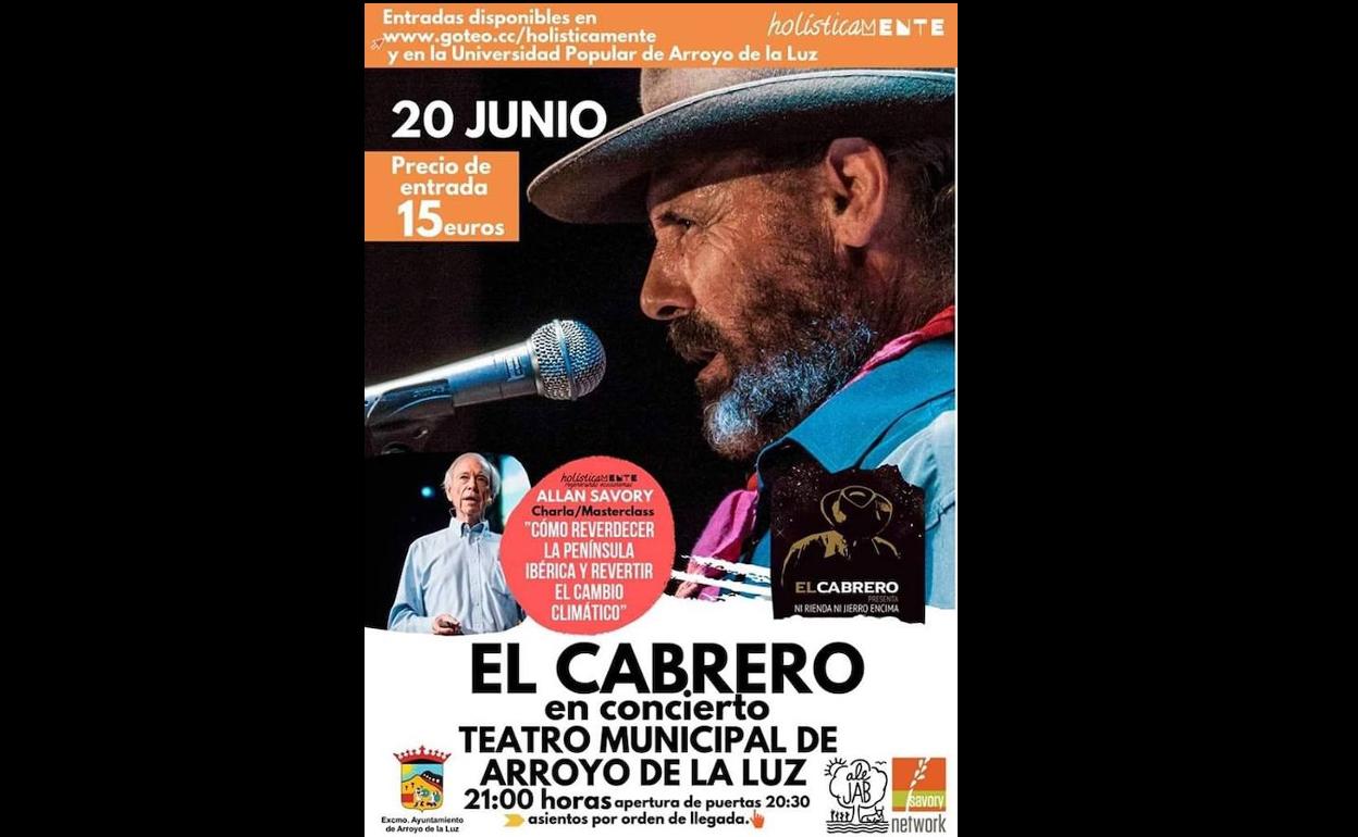 Ecología y flamenco unidos en el concierto de El Cabrero en Arroyo de Luz
