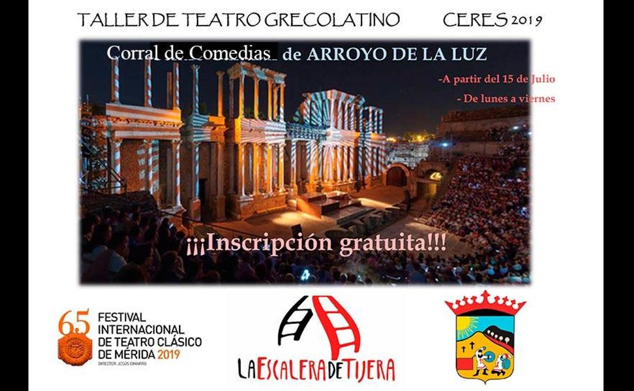 El Corral de Comedias acogerá un taller de teatro la segunda quincena de julio