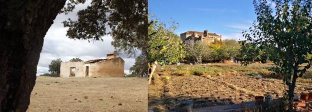 Fotografías premiadas; de izquierda a derecha, 'Cobijo' y 'Ribera de Huertas' 