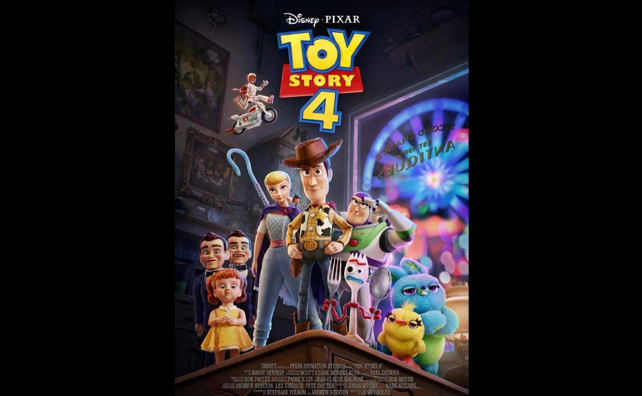La película para esta tarde de domingo es 'Toy Story 4'