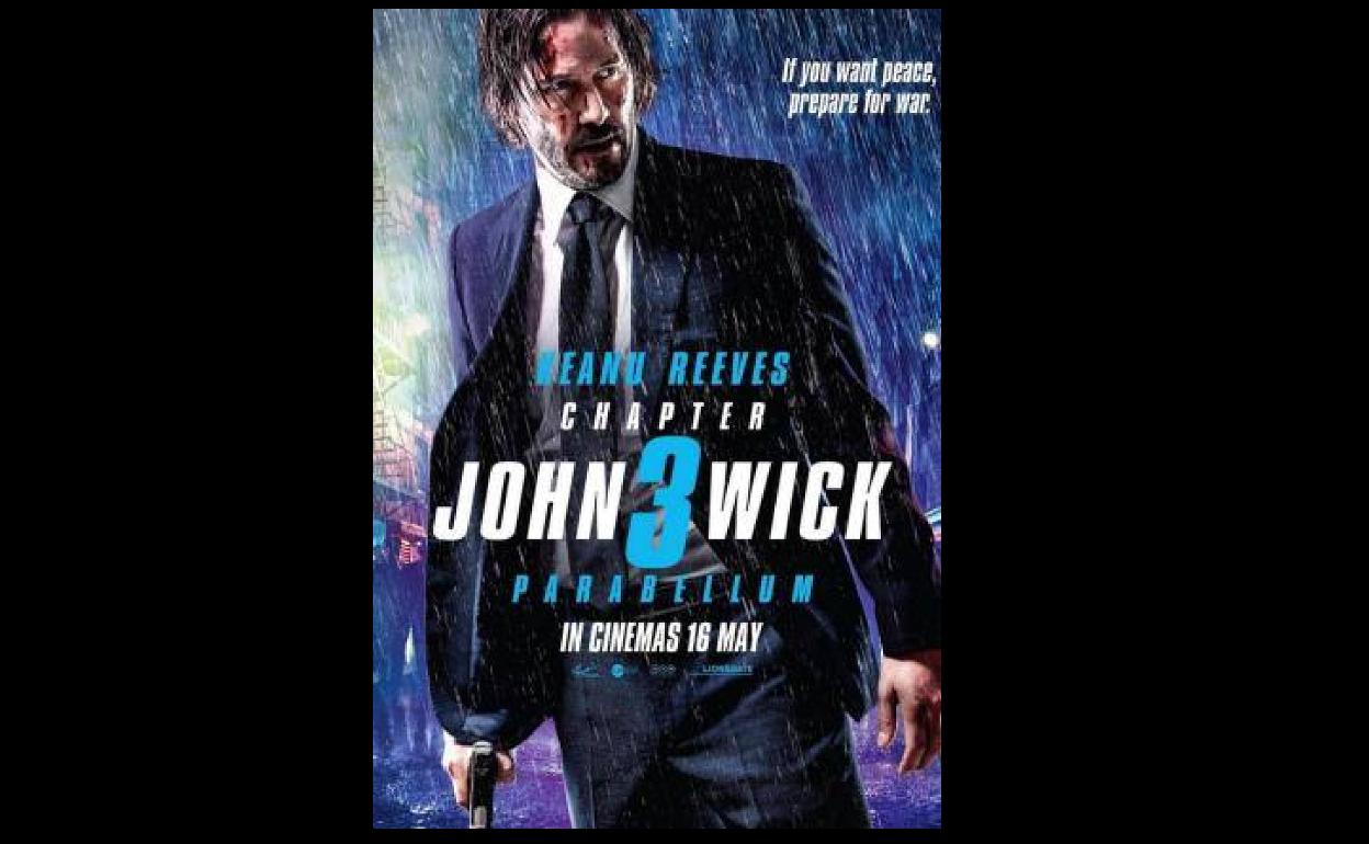 La película para esta tarde de domingo es 'John Wick: Capítulo 3 - Parabellum'