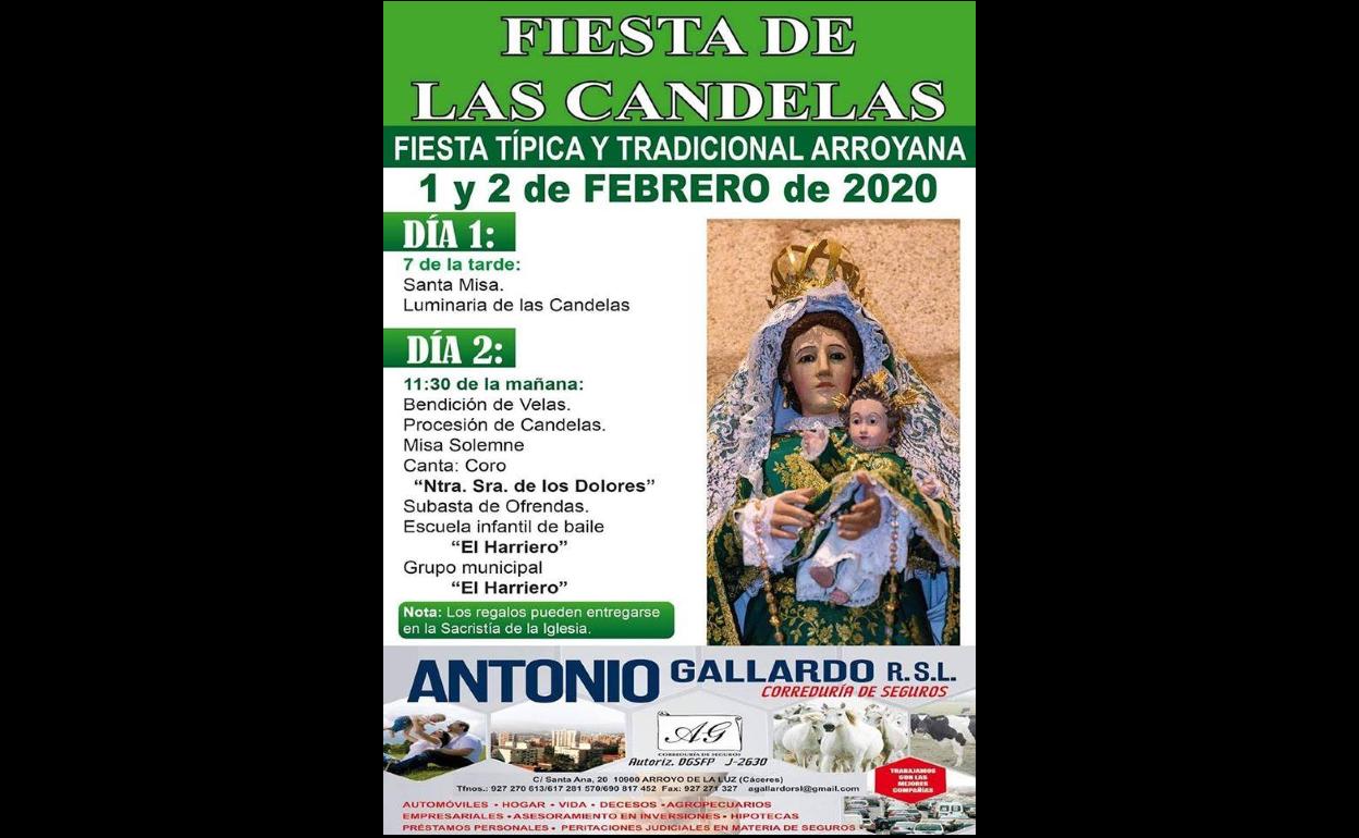 Las Candelas tendrán lugar el 1 y 2 de febrero