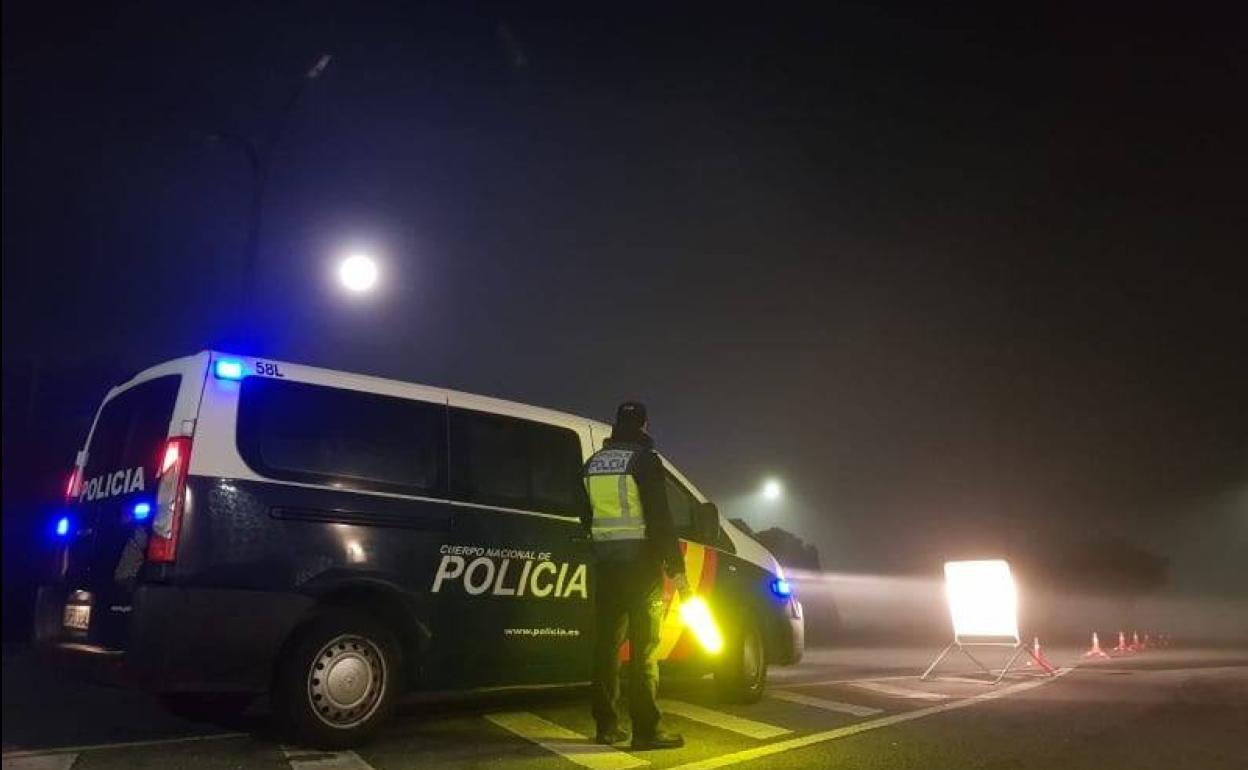 El arroyano Eduardo Mesa durante uno de sus turnos de trabajo en la frontera. 