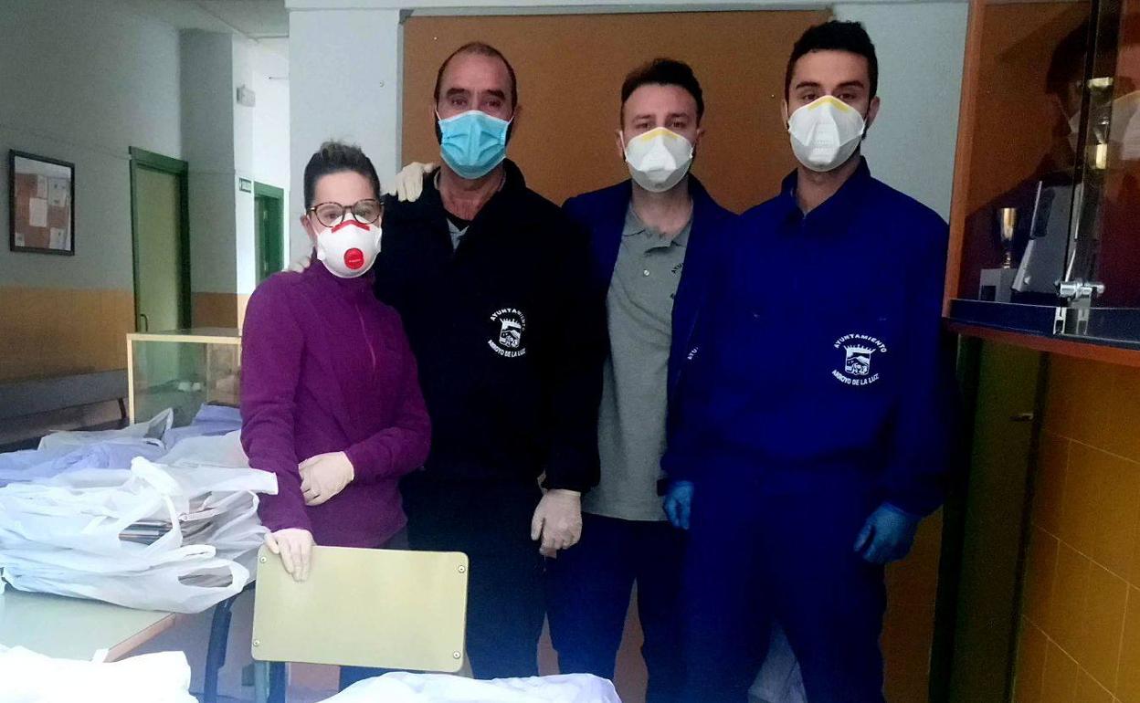 Equipo que ha llevado a cabo el reparto. 