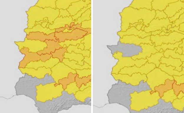 Avisos para el viernes y el sábado.