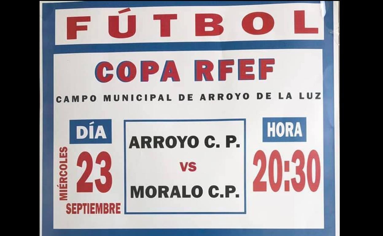 El Arroyo CP se enfrentará el próximo miércoles al Moralo CP en la primera eliminatoria de la Copa Federación