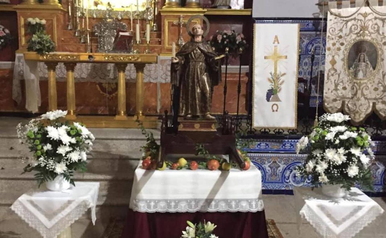 La misa en honor a San Pedrino se celebrará en la iglesia de Ntra. Sra. de la Asunción