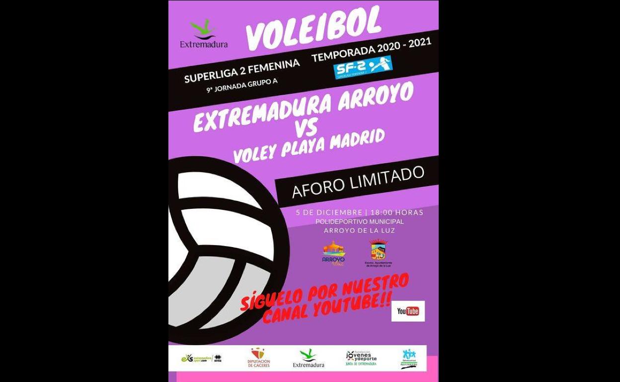 El Extremadura Arroyo jugará el próximo partido con público, con invitación