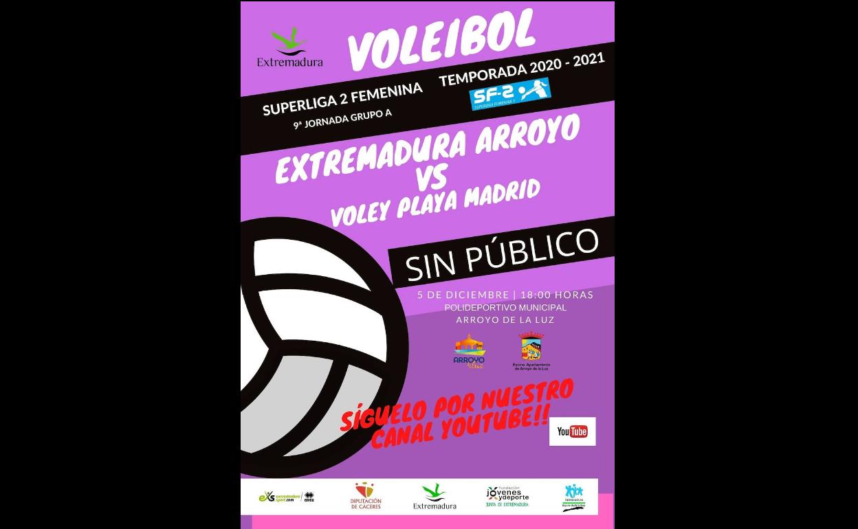 El Extremadura Arroyo finalmente jugará sin público