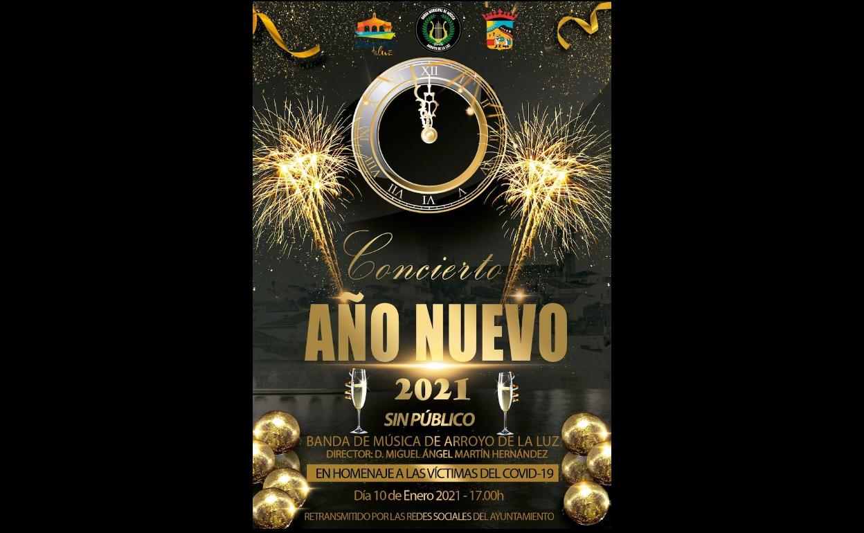 El Concierto de Año Nuevo de la BMM de Arroyo de la Luz será virtual