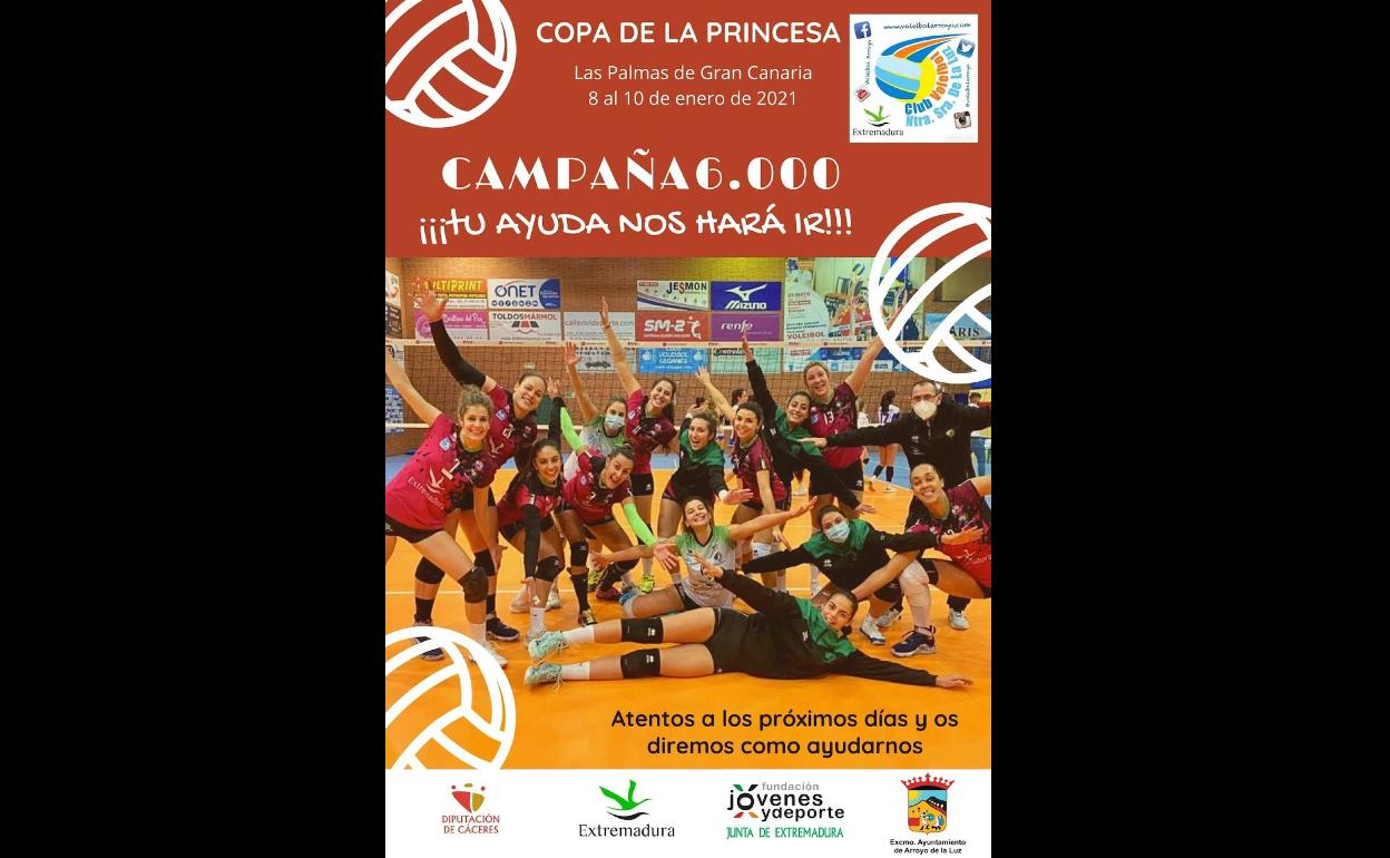 El Extremadura Arroyo buscará ayuda económica para jugar la Copa Princesa