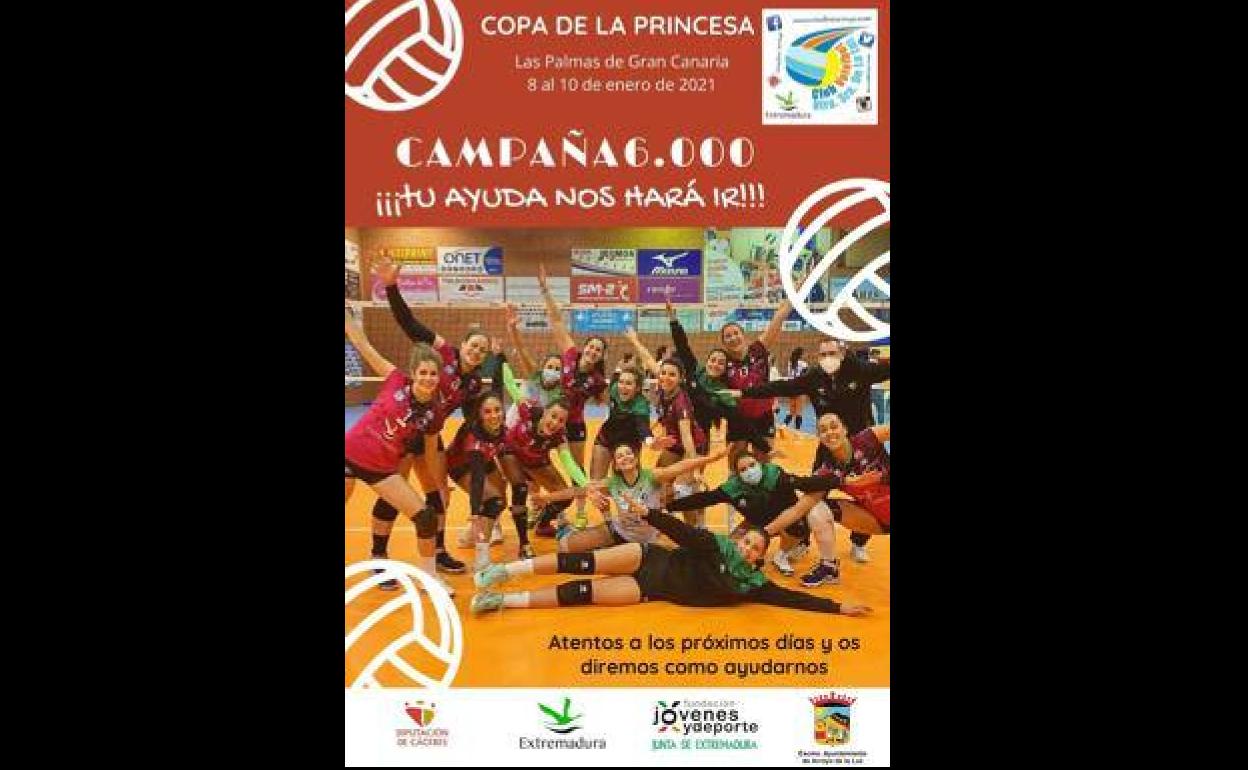 El Extremadura Arroyo inicia una campaña de Crowdfunding para buscar financiación para la Copa Princesa